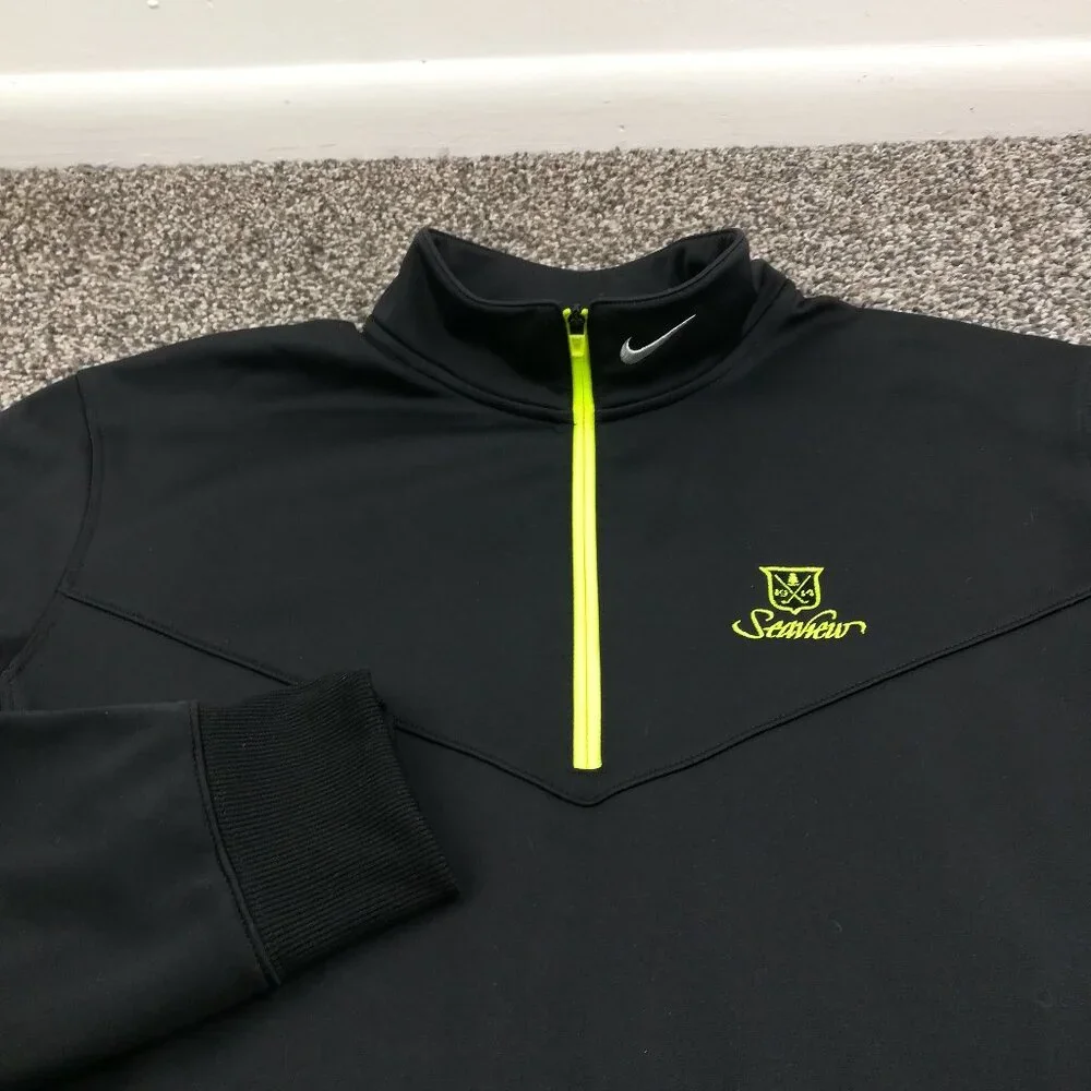 Seaview Golf Club Jacket Nike 1/2 Zip Tour Performance Therma Fit Mens Medium